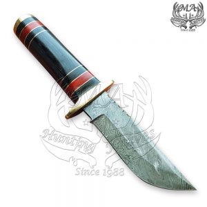 10 Long Hand Made Damascus Steel Skinner Hunting Knife SKN-5197