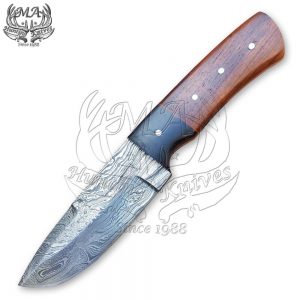 8 Long Hand Made Damascus Steel Skinner Hunting Knife SKN-5226