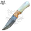 9 Long Hand Made Damascus Steel Skinner Hunting Knife SKN-5233