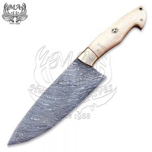 Handmade Damascus Steel 12 Sharp Blade Chef Knife