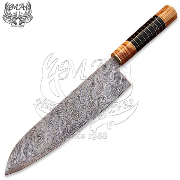 Handmade Damascus Steel 12 Sharp Chef Knife