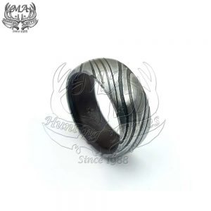 Handmade Damascus Steel Unique Style Jewelry Ring Wedding Engagement Gift