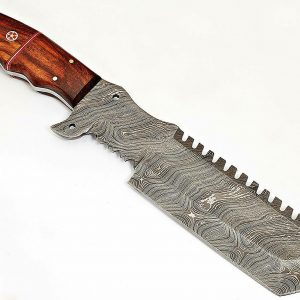 12 Handmade Damascus Steel Tactical Tracker Hunting Knife