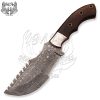 12 Handmade Damascus Steel Tactical Tracker Hunting Knife TRK-5295