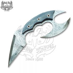 9 Handmade Damascus Steel Tactical Lethal Karambit - KRM-5265