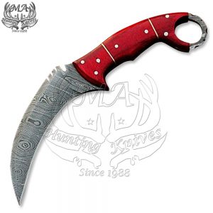 9 Handmade Damascus Steel Tactical Lethal Karambit