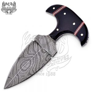 Hand Made Damascus Steel Push Dagger